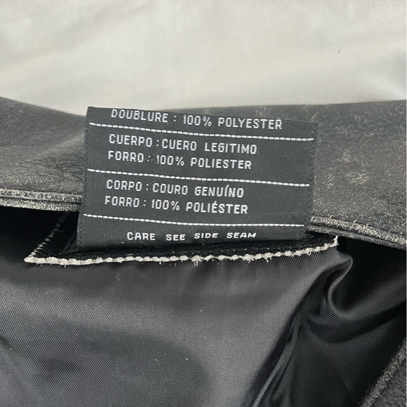 SOLD xlist Harley Davidson TWIN CAM Style Black Leather Vest Men's Size XXXL 3XL - Picture 9 of 14